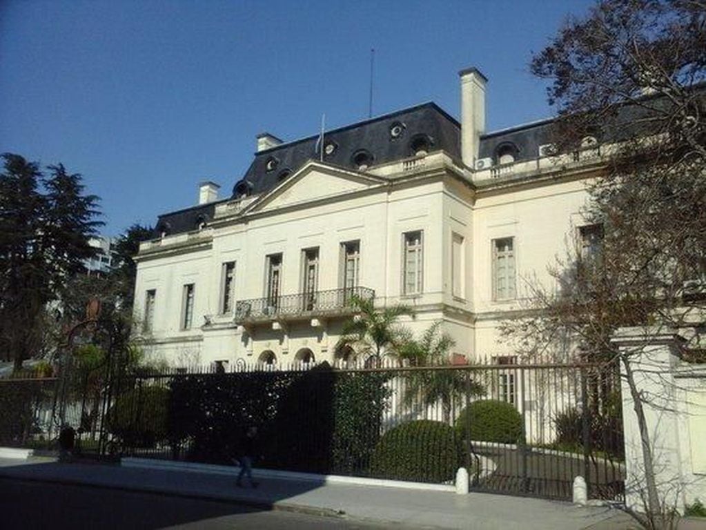 Residencia de Casa de Gobierno, en calle 5 de La Plata (web).