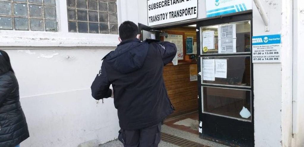 Robo en las oficinas de la Subsecretaría de Tránsito y Transporte de Bariloche (Bariloche2000)
