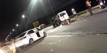 Accidente en autopista Córdoba-Carlos Paz.