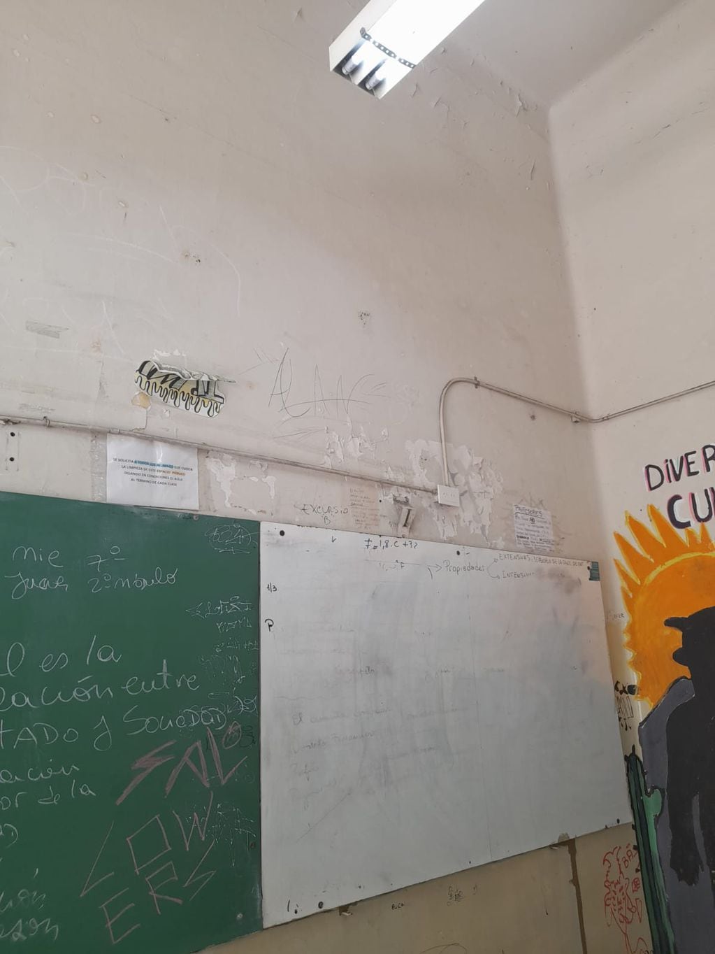 Las condiciones que denuncias maestros en las escuelas de la Ciudad de Buenos Aires.