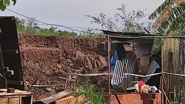 Garupá: una niña de 6 años falleció luego de un derrumbe en su vivienda