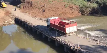 Ya está habilitado el puente provisorio sobre el arroyo Pindaytí