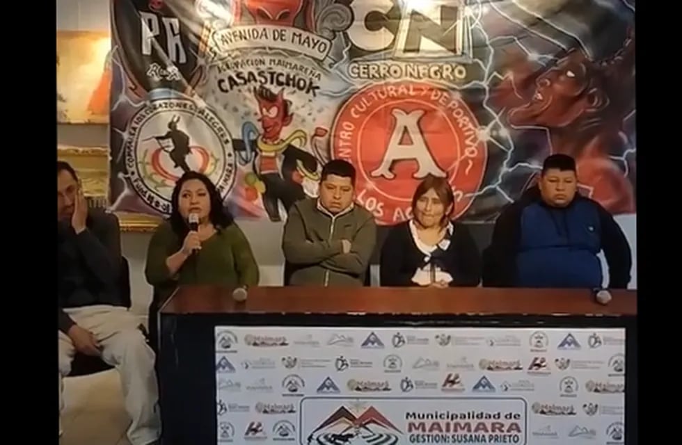 Una comitiva maimareña llegó a la capital provincial para hacer oficial el anuncio de la chaya de mojones el próximo domingo en aquella localidad.