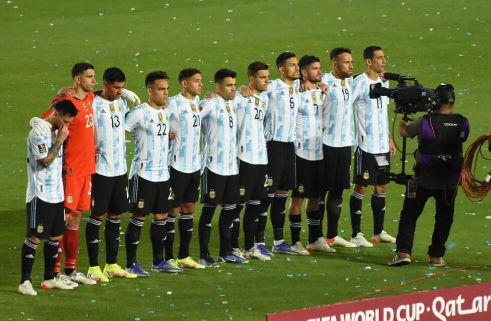 Argentina logró la clasificación al Mundial de Qatar de 2022 tras empatar 0 a 0 con Brasil / Mariana Villa ( Los Andes).