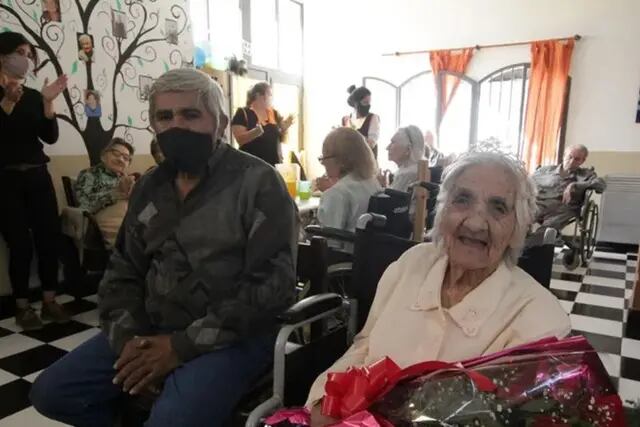 Roberta Torres, la sanluiseña que celebra sus 101 años.