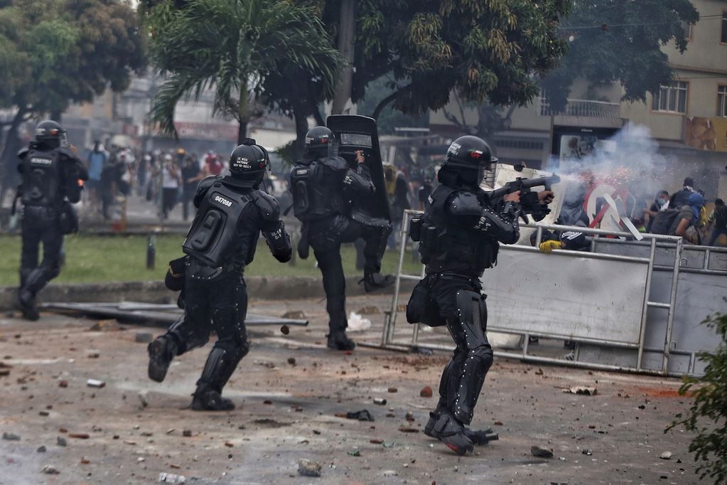 Protestas y represión en Colombia