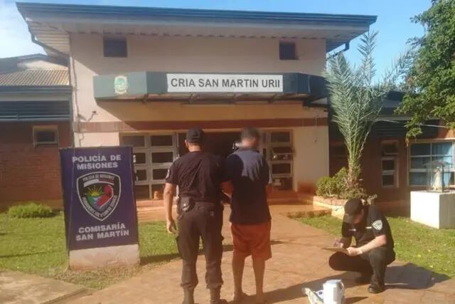 Detienen a un hombre acusado de entrar a robar a una escuela en San Martín