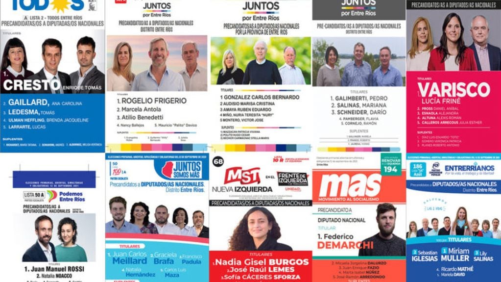 Boletas Entre Ríos- Elecciones PASO
