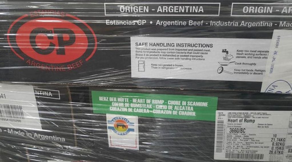 Se exportaron 89 toneladas de carne bovina (Gobierno de La Pampa)