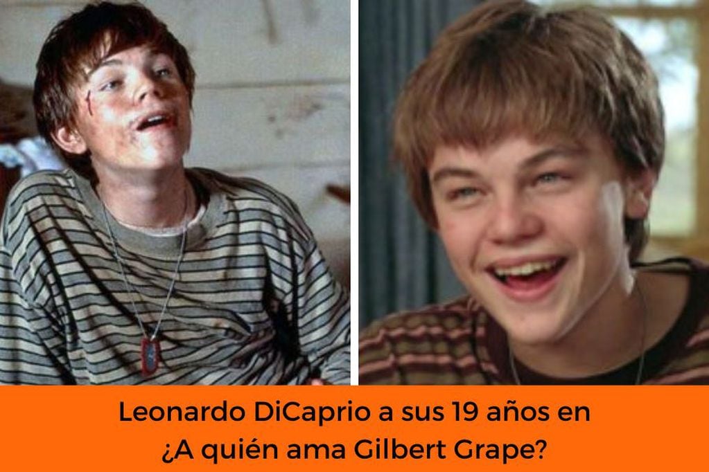 El antes y después de Leonardo DiCaprio.