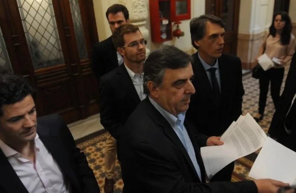 Diputados del oficialismo y del Interbloque Federal anunciaron la compensación a los jubilados. (Foto: Guillermo Rodríguez Adami)