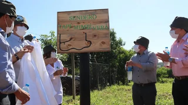 Escuela de Eldorado inaugura el Sendero Ecológico “Tape Mimbí Verá”