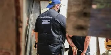 Arresto en operativo antidrogas en Rosario