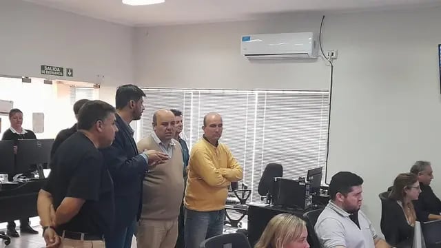 El intendente electo de Esperanza visitó el Centro de Monitoreo de Rafaela
