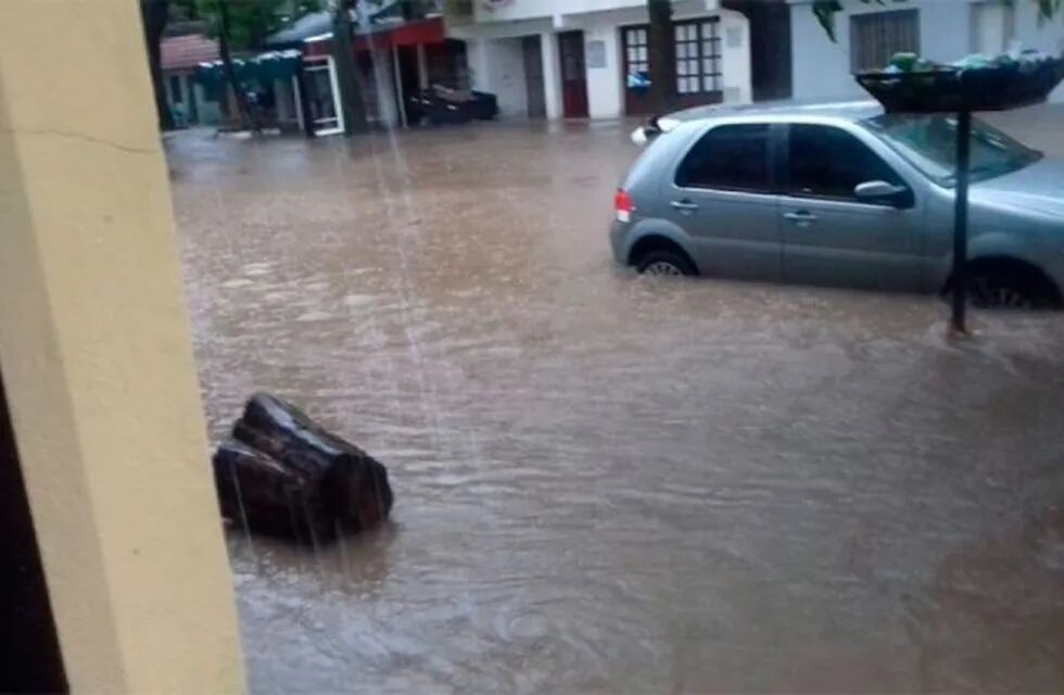 lluvias en Villaguay\nCrédito: Web