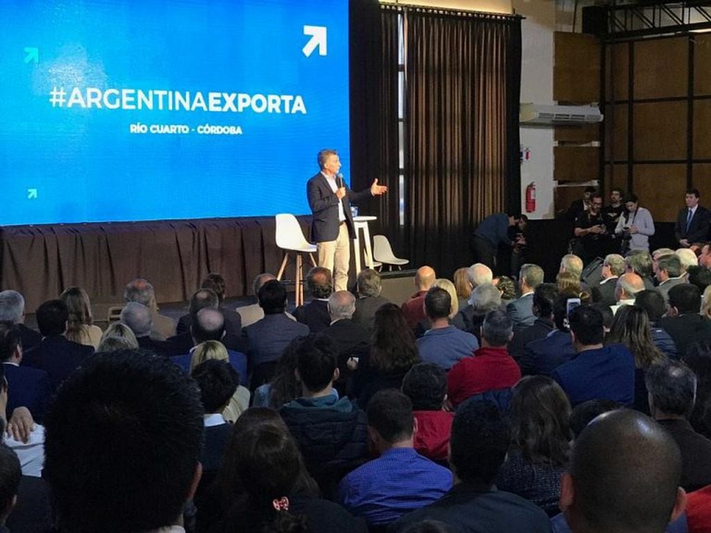 Mauricio Macri en Río Cuarto