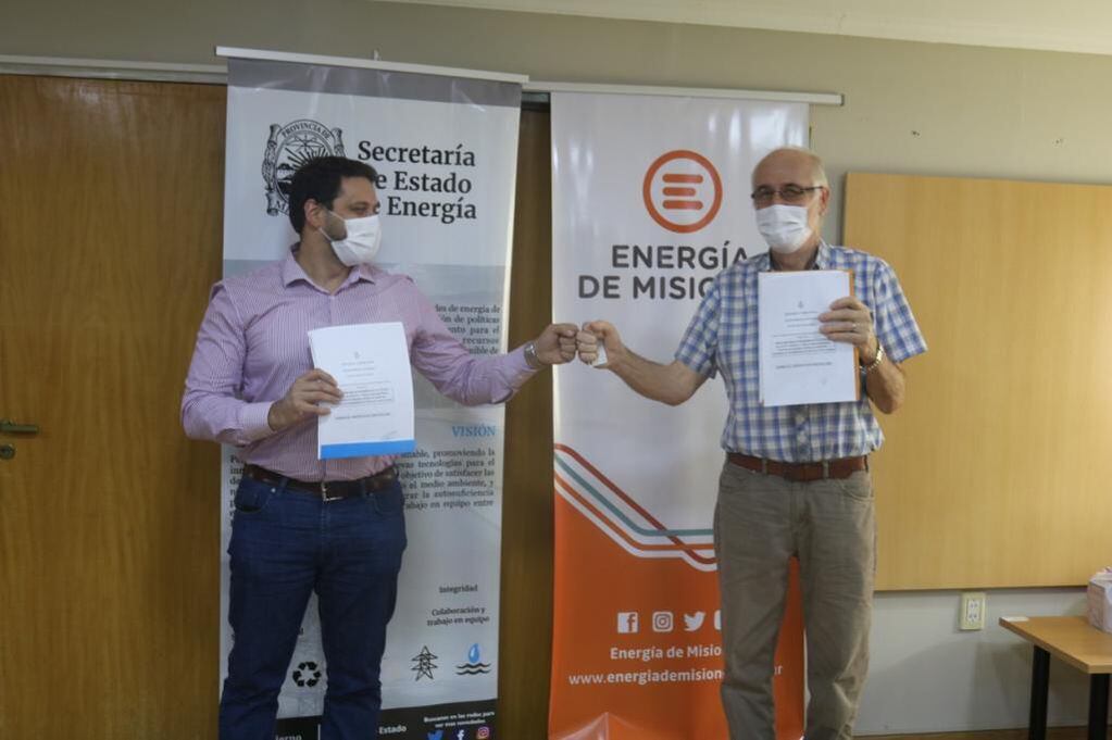 Se firmó un acuerdo entre Energía de Misiones y el Ministerio de Energía de la Provincia