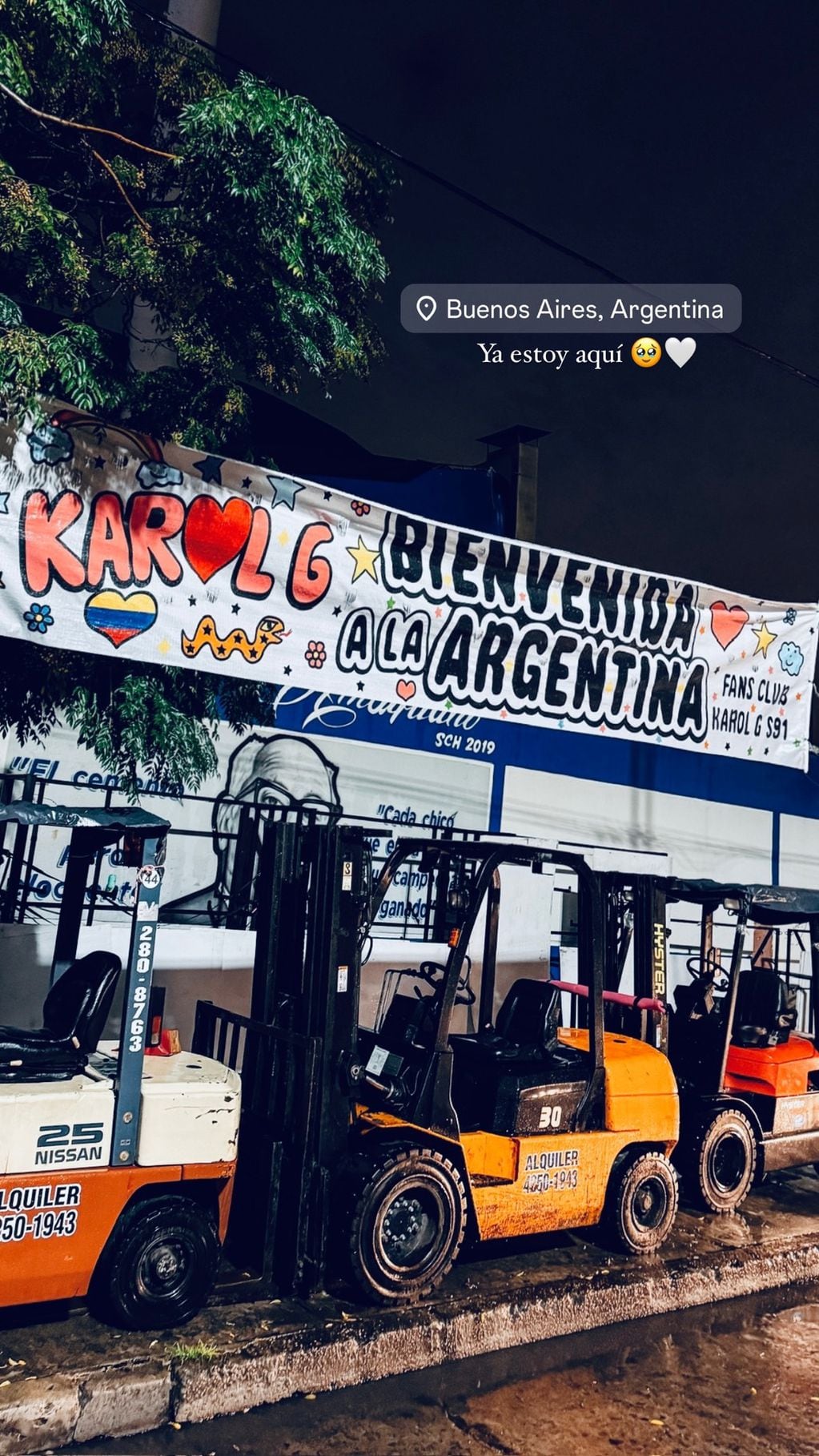 La bienvenida de Karol G a la Argentina
