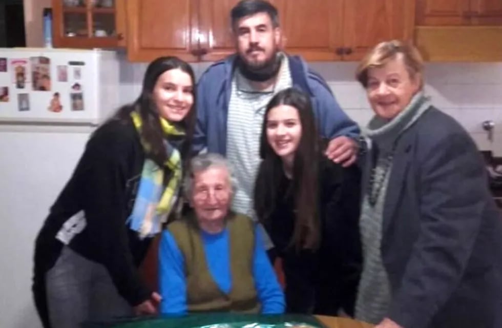Onorina cumple 108 años, en Río Tercero, donde se radicó a sus 20 años, recién llegada de Italia.
