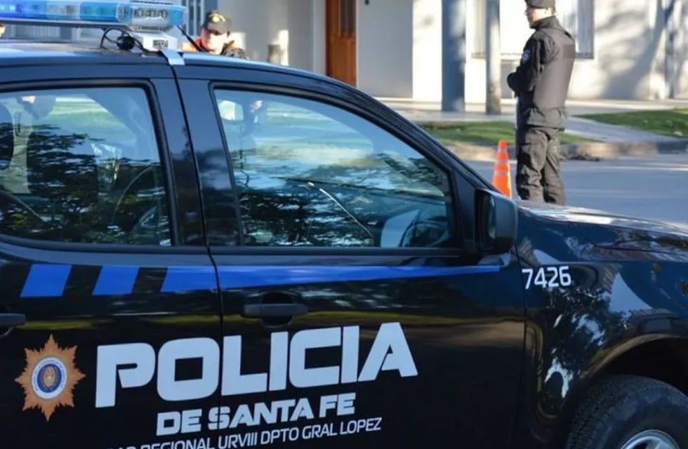 Policía de la Provincia de Santa Fe intervino en el lugar.