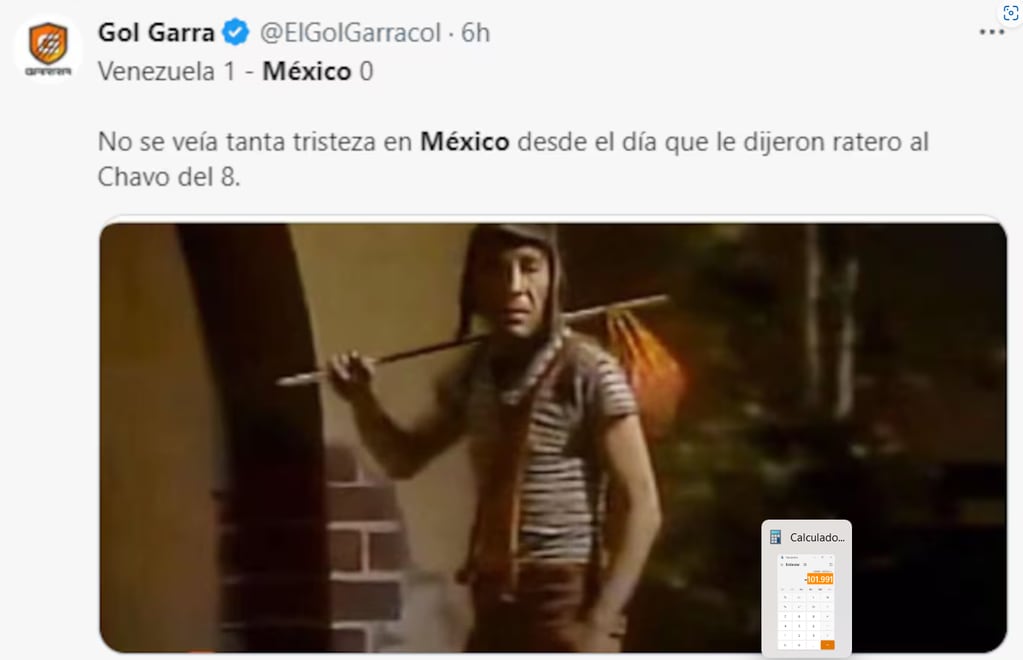Los memes tras la derrota de México ante Venezuela.
