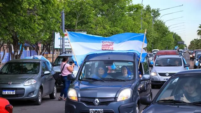 Caravana en San Rafael en defenas de las dos vidas y contra el aborto