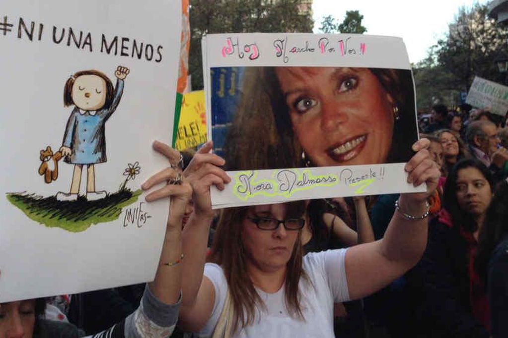 Una marcha contra los femicidios que evocó a Nora Dalmasso, en Río Cuarto (La Voz/Archivo)