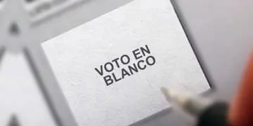 El voto en blanco fue la tercera fuerza en Mendoza