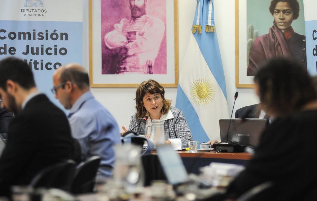 Carolina Gaillard, presidenta de la Comisión de Juicio Político (Foto: Federico López Claro)