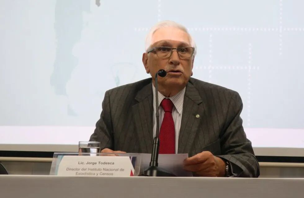 Jorge Todesca, director del Instituto Nacional de Estadística y Censos (INDEC). EFE/Natalia Kidd