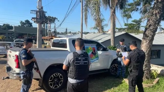 Bernardo de Irigoyen: la policía recuperó una camioneta que fue robada en Brasil