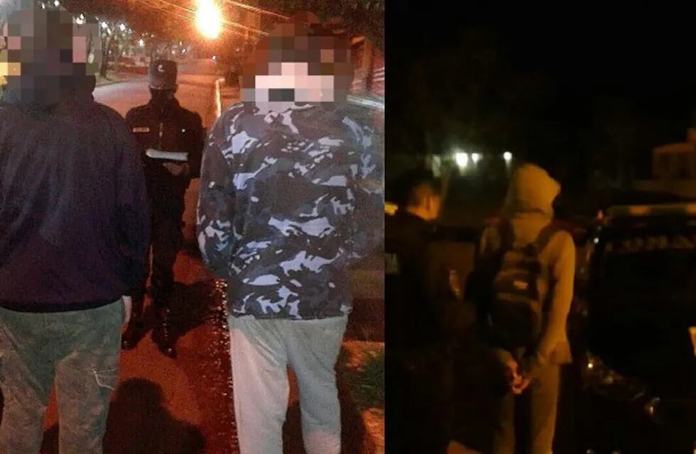 Policías demoraron a tres jóvenes por incumplir el horario de circulación establecido en Oberá
