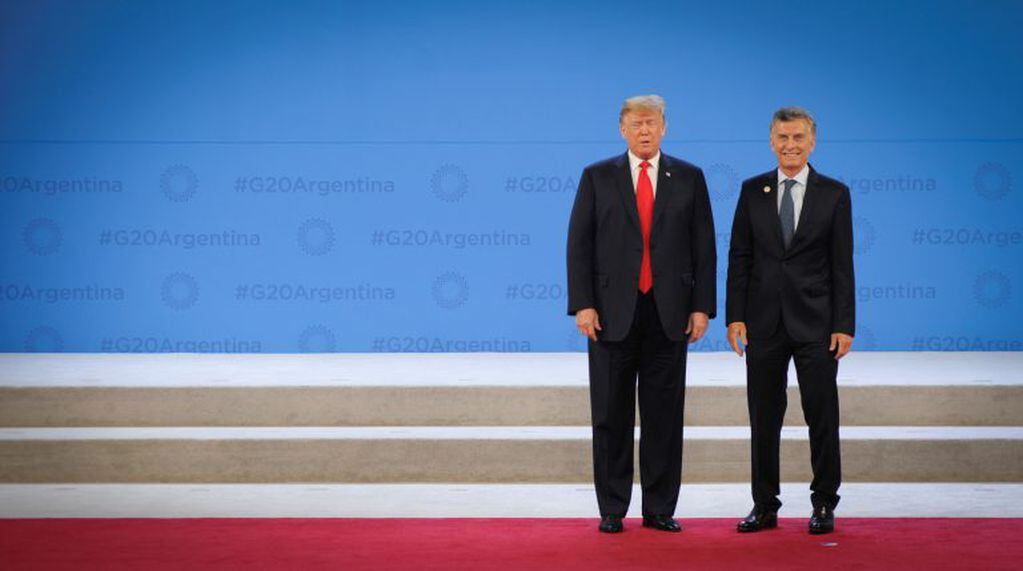 Mauricio Macri y el presidente de los Estados Unidos, Donald Turmp.