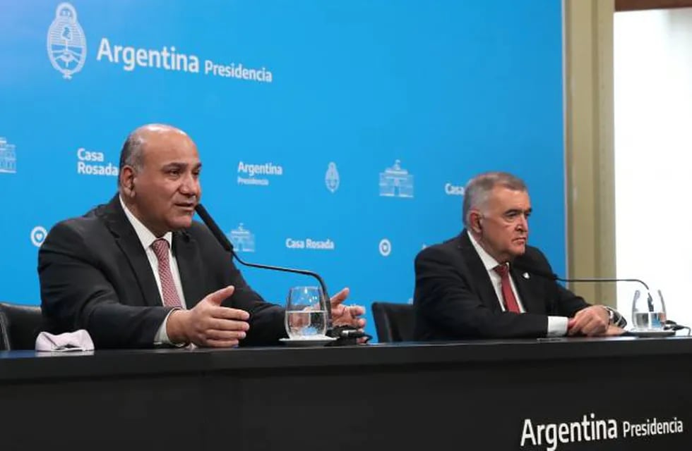 Jaldo y el Gabinete de Ministros de Tucumán fueron recibidos por Manzur en Buenos Aires.
