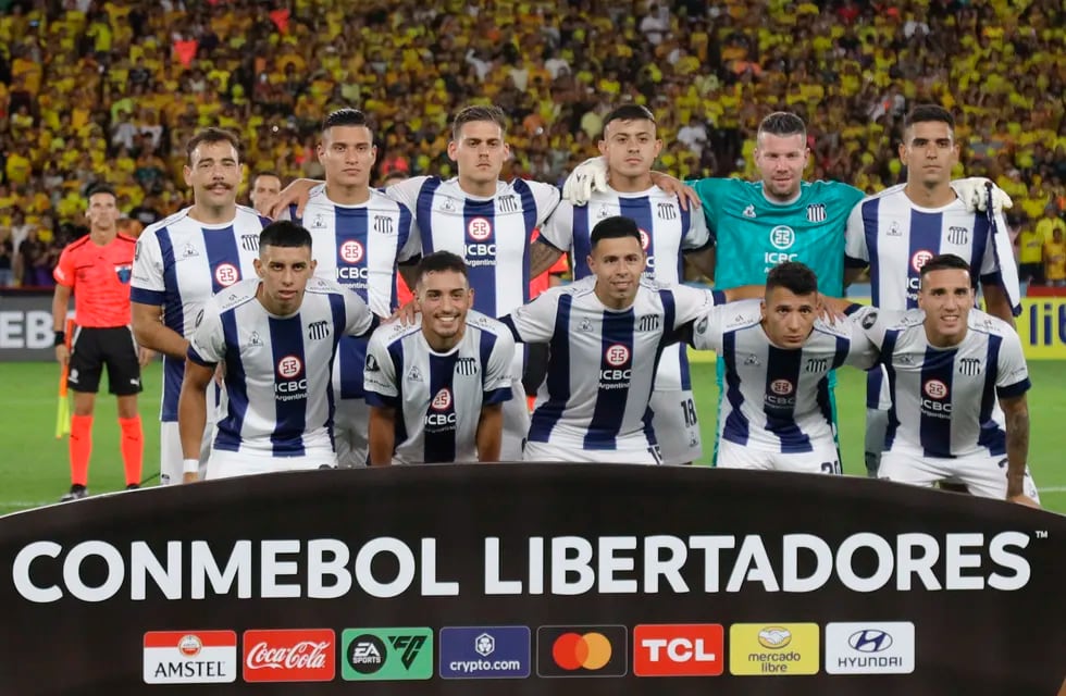 Talleres rescató un empate en el final del partido en su visita al Barcelona de Ecuador en la Copa Libertadores. (Fotobaires)