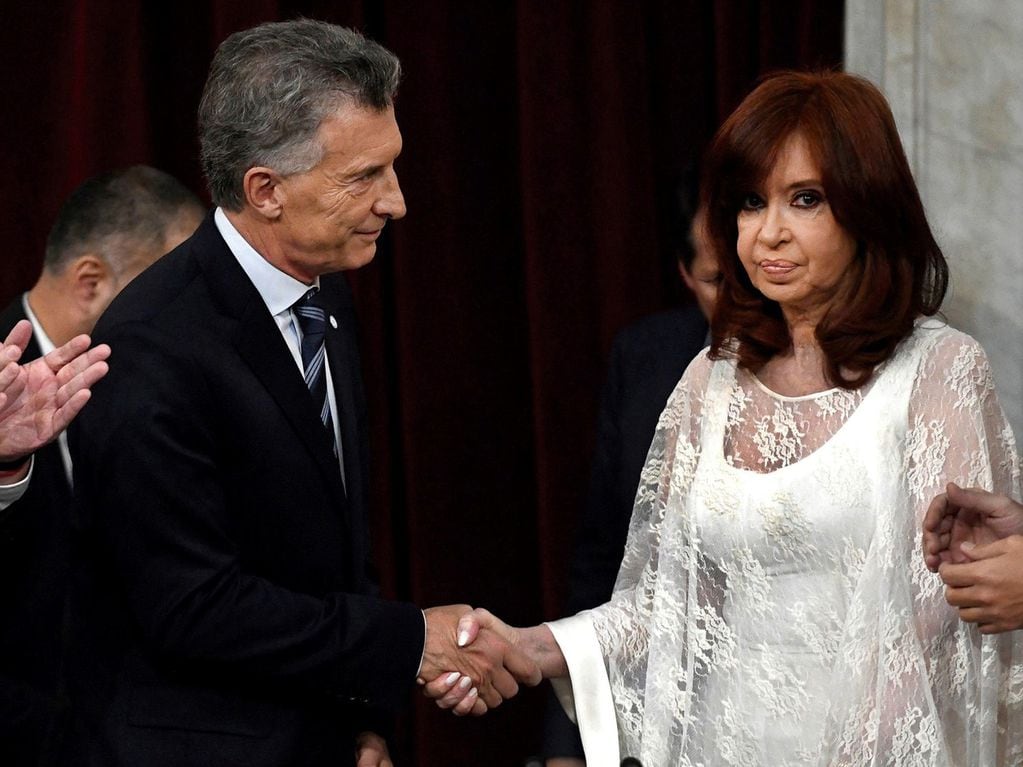 Mauricio Macri y Cristina Fernandez de Kirchner