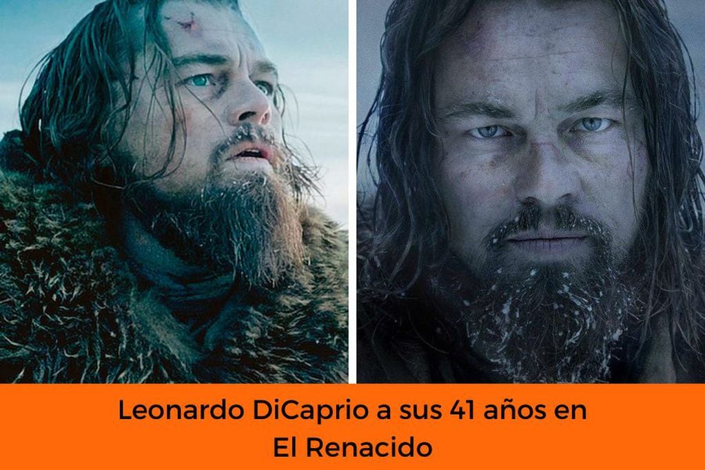 El antes y después de Leonardo DiCaprio.