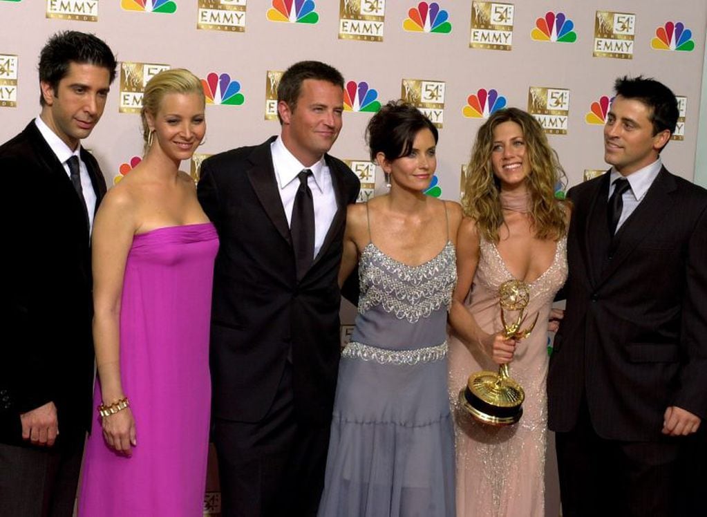 Los protagonistas de "Friends" en 2002, dos años antes de que terminara la serie.