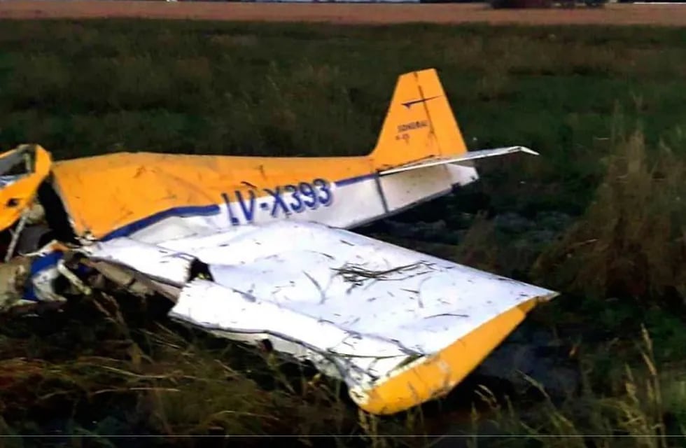 La aeronave se precipitó a tierra cerca del Club de Planeadores de Esperanza. (Twitter)