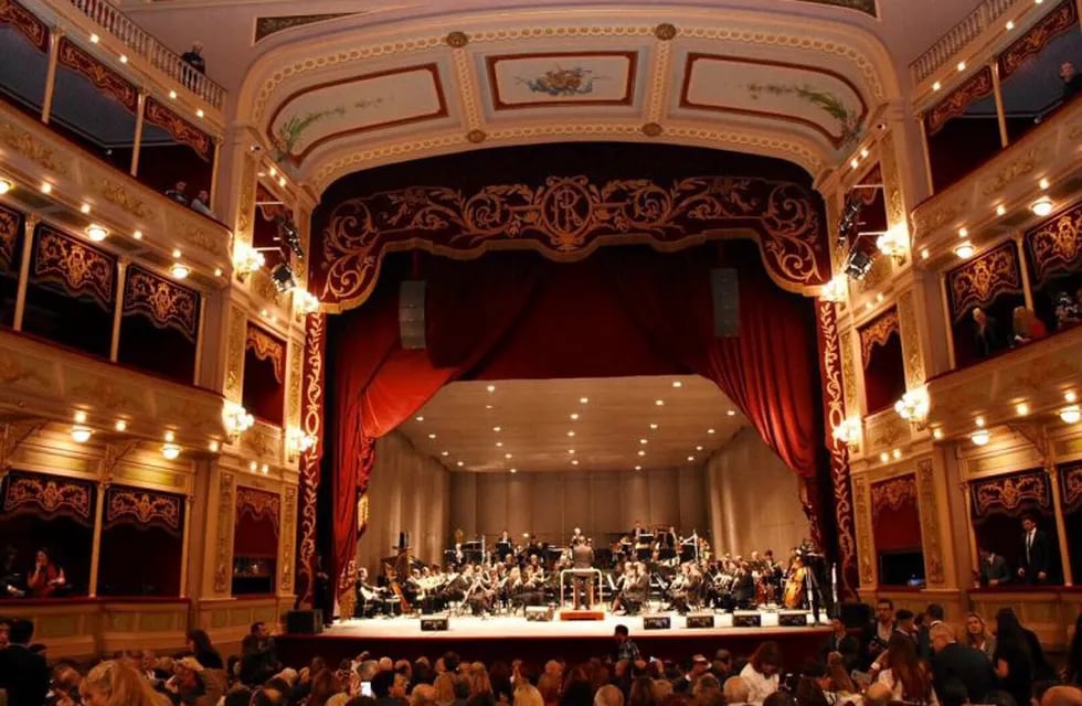 Así quedó el renovado Teatro del Libertador San Martín en Córdoba. (Prensa Gobierno)