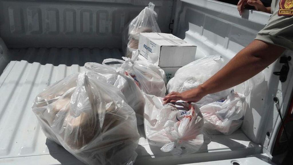 Decomisaron más de 40 kilos de pescado  de un vehículo que no se encontraba refrigerado.