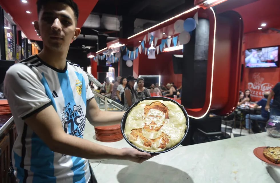 Pizzería Don Luis, la más tradicional en Córdoba, lanzó la pizza Messi.