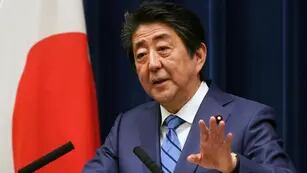 Optimista. El primer ministro japonés Shinzo Abe confía en que los Juegos de Tokio se realicen en la fecha prevista. (AP)