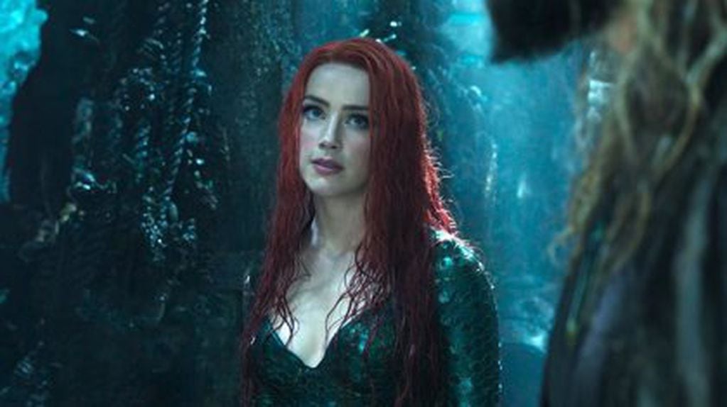 Amber Heard interpretando a "Mera" en "Aquaman"
