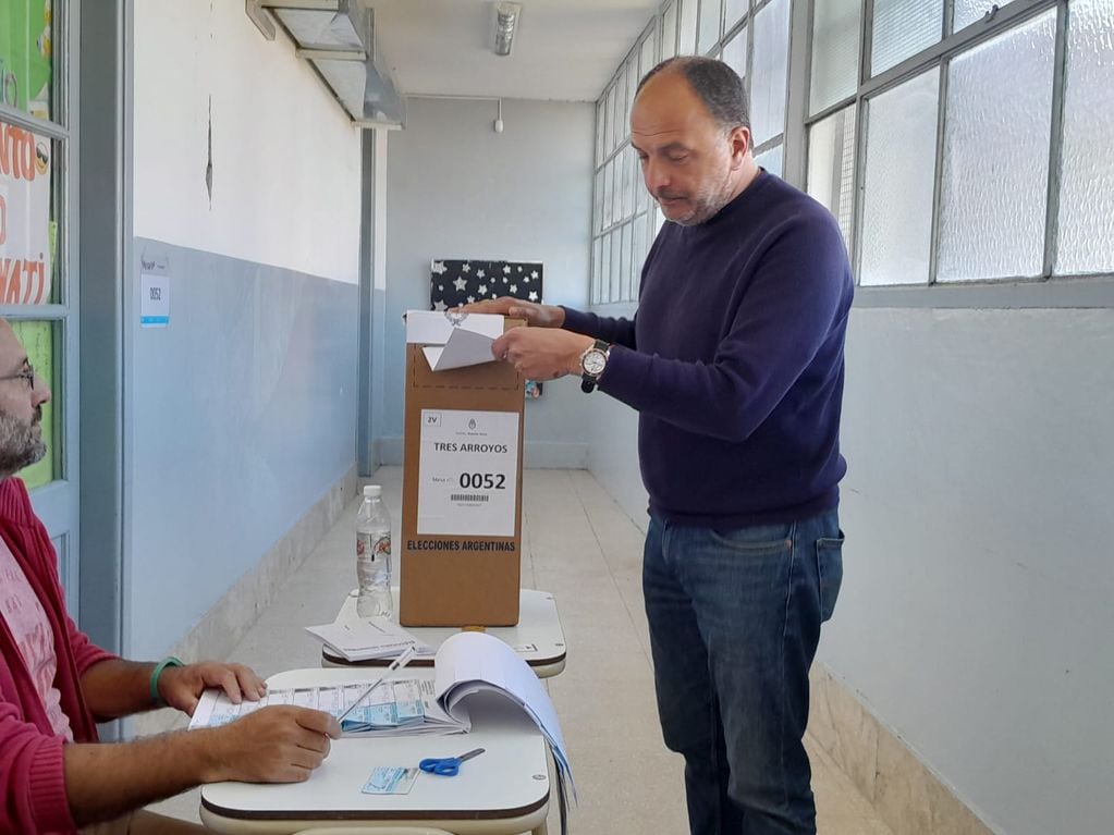 Votó el intendente electo Pablo Garate