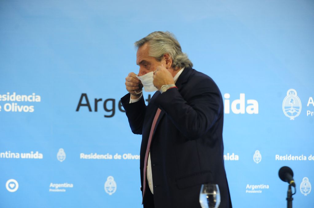 El Presidente Alberto Fernández. (Foto: Clarìn)