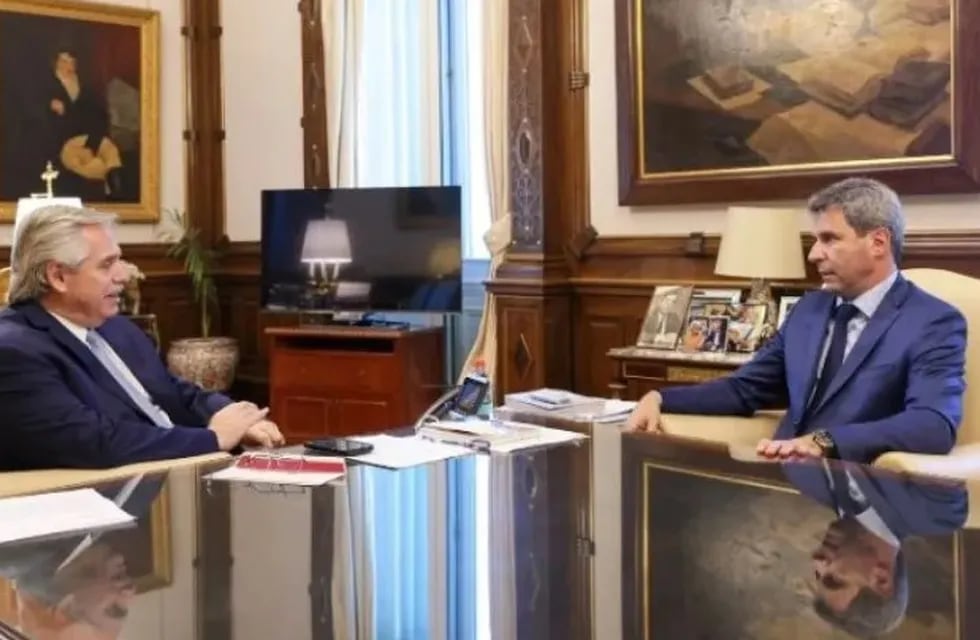 Sergio Uñac se reunió con el presidente Alberto Fernández.