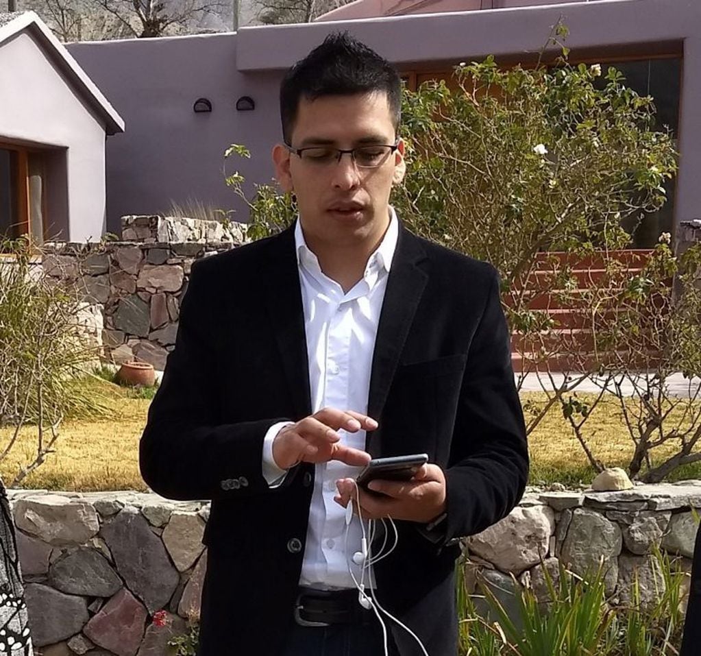 Ezequiel Escobar, CEO de New Brick, la empresa jujeña desarrolladora de la aplicación uSound.