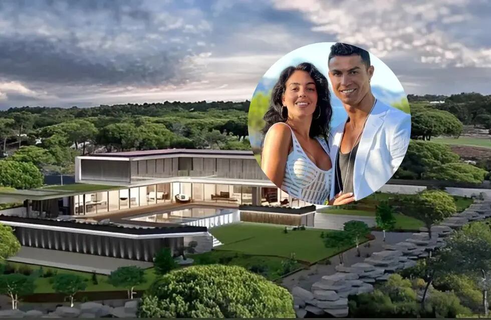 Cómo es la lujosa mansión que Cristiano Ronaldo y Georgina Rodríguez compraron en Portugal.