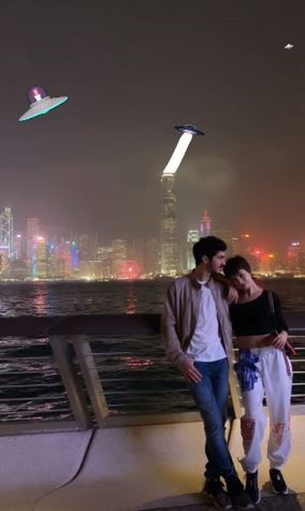La escapada romántica del Chino Darín y Úrsula Corberó a Hong Kong. (Foto: Instagram)